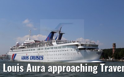 Louis Aura approaching Travemuende, 10. July 2014