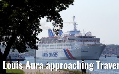 Louis Aura approaching Travemuende, 10. July 2014
