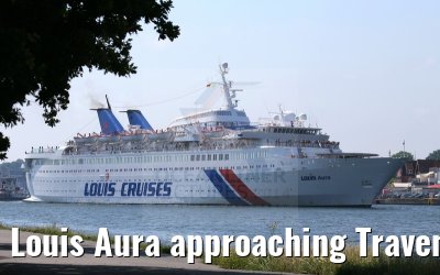 Louis Aura approaching Travemuende, 10. July 2014