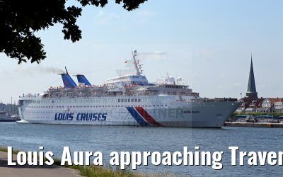 Louis Aura approaching Travemuende, 10. July 2014