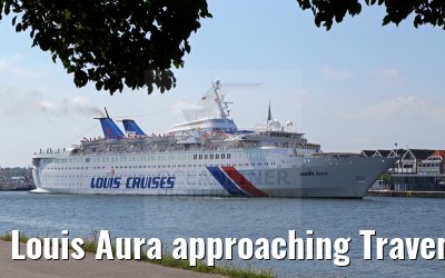 Louis Aura approaching Travemuende, 10. July 2014