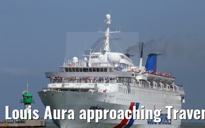 Louis Aura approaching Travemuende, 10. July 2014