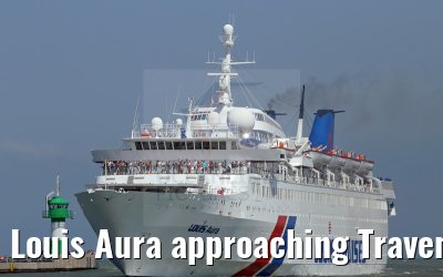 Louis Aura approaching Travemuende, 10. July 2014