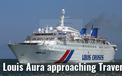 Louis Aura approaching Travemuende, 10. July 2014