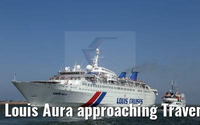 Louis Aura approaching Travemuende, 10. July 2014