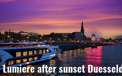 Lumiere after sunset Duesseldorf 30.10.2025