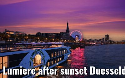 Lumiere after sunset Duesseldorf 30.10.2025