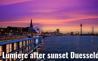 Lumiere after sunset Duesseldorf 30.10.2025
