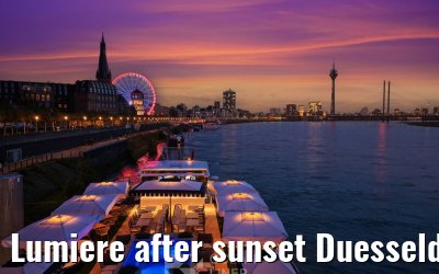 Lumiere after sunset Duesseldorf 30.10.2025