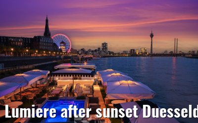 Lumiere after sunset Duesseldorf 30.10.2025