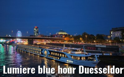 Lumiere blue hour Duesseldorf 30.10.2025