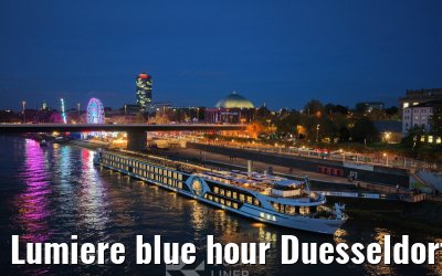 Lumiere blue hour Duesseldorf 30.10.2025