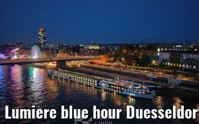 Lumiere blue hour Duesseldorf 30.10.2025