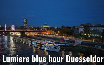 Lumiere blue hour Duesseldorf 30.10.2025