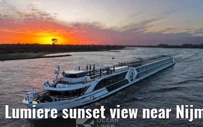 Lumiere sunset view near Nijmegen 28.10.2025