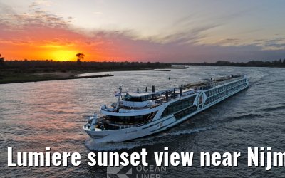 Lumiere sunset view near Nijmegen 28.10.2025