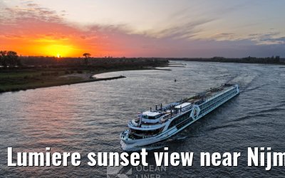 Lumiere sunset view near Nijmegen 28.10.2025