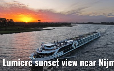 Lumiere sunset view near Nijmegen 28.10.2025