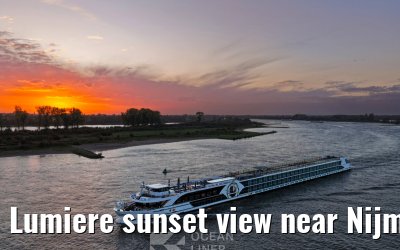 Lumiere sunset view near Nijmegen 28.10.2025