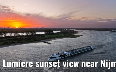 Lumiere sunset view near Nijmegen 28.10.2025