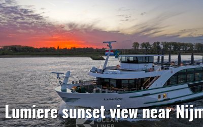 Lumiere sunset view near Nijmegen 28.10.2025