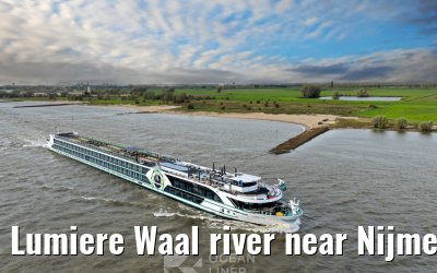 Lumiere Waal river near Nijmegen 28.10.2025