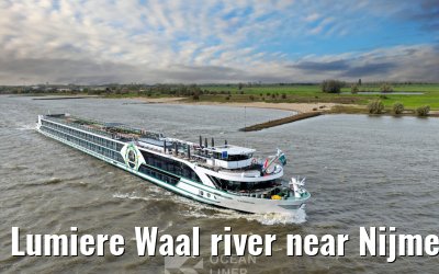 Lumiere Waal river near Nijmegen 28.10.2025