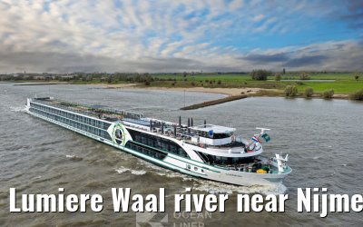 Lumiere Waal river near Nijmegen 28.10.2025