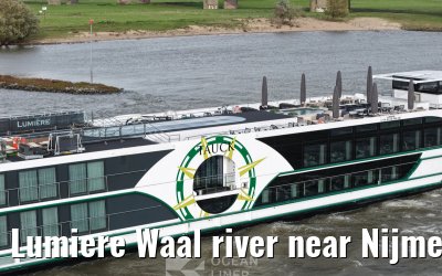 Lumiere Waal river near Nijmegen 28.10.2025