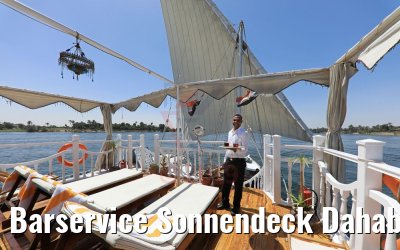 Barservice Sonnendeck Dahabiya Abundance
