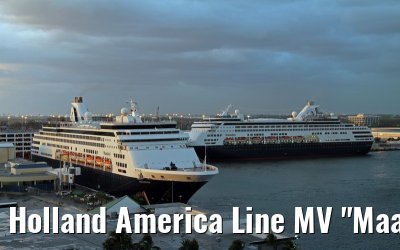 Holland America Line MV "Maasdam", MV "Statendam" moored in Port Everglades, 12.11.2010