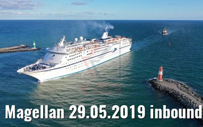 Magellan 29.05.2019 inbound Warnemünde