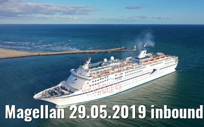 Magellan 29.05.2019 inbound Warnemünde