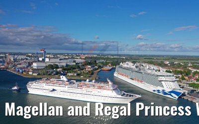 Magellan and Regal Princess Warnemünde 29.05.2019