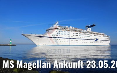 MS Magellan Ankunft 23.05.2018 Warnemünde