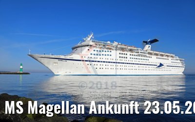 MS Magellan Ankunft 23.05.2018 Warnemünde