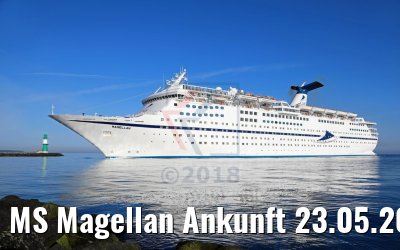 MS Magellan Ankunft 23.05.2018 Warnemünde