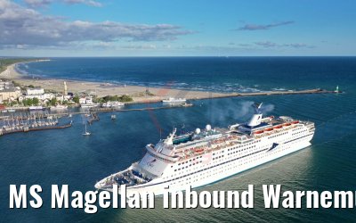MS Magellan inbound Warnemünde 29.05.2019