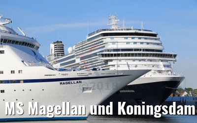 MS Magellan und Koningsdam Warnemünde 23.05.2018