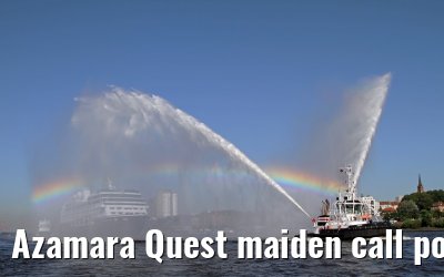 Azamara Quest maiden call port of Hamburg, 23. July 2013