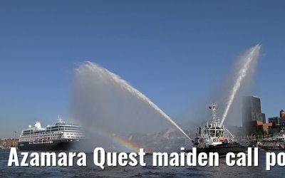 Azamara Quest maiden call port of Hamburg, 23. July 2013