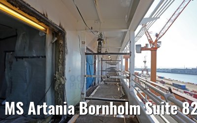 MS Artania Bornholm Suite 8216 old balcony