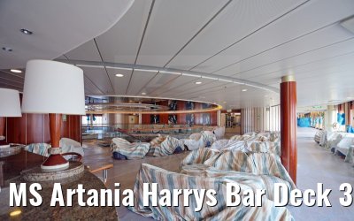 MS Artania Harrys Bar Deck 3