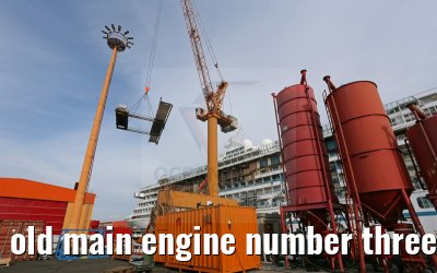 old main engine number three MS Artania on 09th October 2014