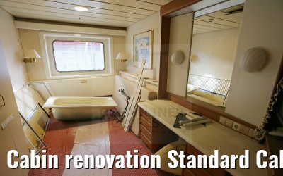 Cabin renovation Standard Cabin Deck 6 MS Artania