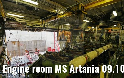 Engine room MS Artania 09.10.2014