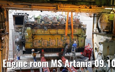 Engine room MS Artania 09.10.2014