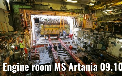 Engine room MS Artania 09.10.2014