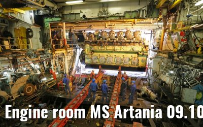 Engine room MS Artania 09.10.2014