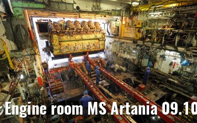 Engine room MS Artania 09.10.2014